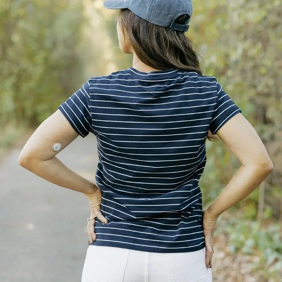 LOVE OLIVE CO Striped Tee - Picture 2 of 5